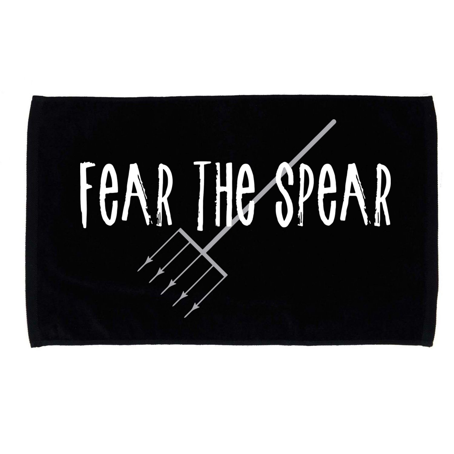 Funny Sturgeon Fishing Spearfishing Fear The Spear Microfiber Hand Towel