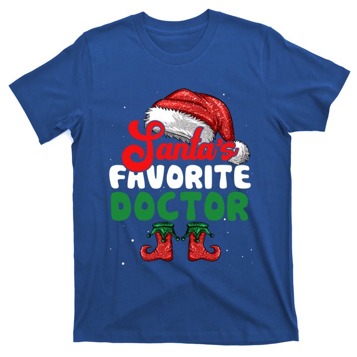 Funny SantaS Favorite Doctor Christmas Funny Gift T-Shirt