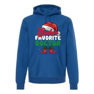 Funny SantaS Favorite Doctor Christmas Funny Gift Premium Hoodie