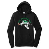 Fly Saquon F.L.Y E.A.G.L.E.S Barkley The Reverse Hurdle 2024 Women's Pullover Hoodie