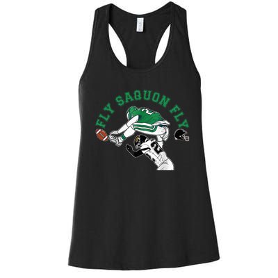 Fly Saquon F.L.Y E.A.G.L.E.S Barkley The Reverse Hurdle 2024 Women's Racerback Tank