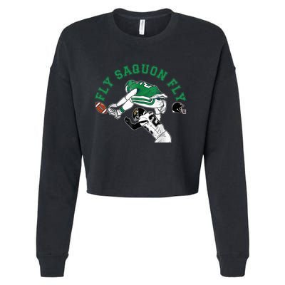 Fly Saquon F.L.Y E.A.G.L.E.S Barkley The Reverse Hurdle 2024 Cropped Pullover Crew