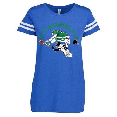 Fly Saquon F.L.Y E.A.G.L.E.S Barkley The Reverse Hurdle 2024 Enza Ladies Jersey Football T-Shirt