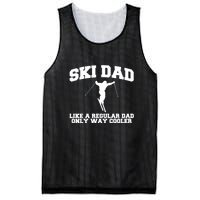 Funny Skiing Father Ski Dad Gift For Dad Mesh Reversible Basketball Jersey Tank