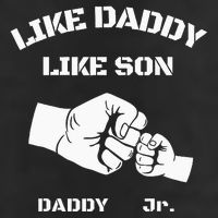 Father Son Fist Bump Matching Fathers Day Daddy Dad & Son 11oz C Handle Ceramic Mug
