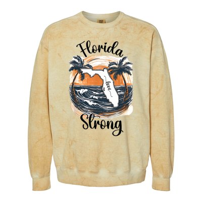 Florida Strong Florida Southeastern Colorblast Crewneck Sweatshirt