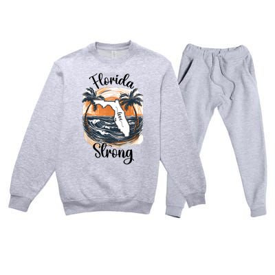 Florida Strong Florida Southeastern Premium Crewneck Sweatsuit Set