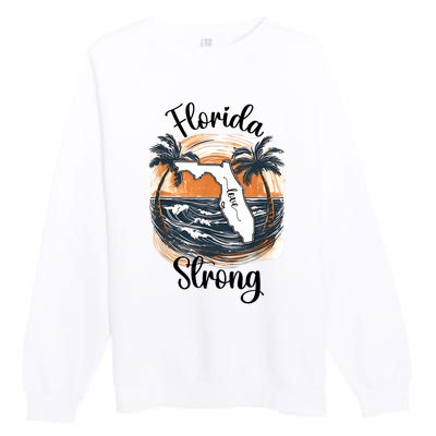 Florida Strong Florida Southeastern Premium Crewneck Sweatshirt