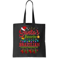 Funny SantaS Favorite Brazilian Christmas Santa Hat Light Tote Bag