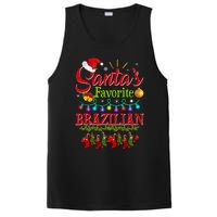 Funny SantaS Favorite Brazilian Christmas Santa Hat Light PosiCharge Competitor Tank