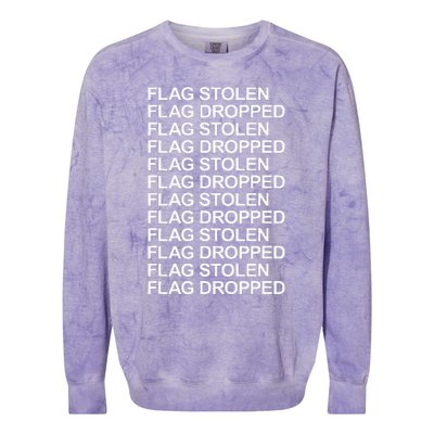 Flag Stolen Flag Dropped Colorblast Crewneck Sweatshirt