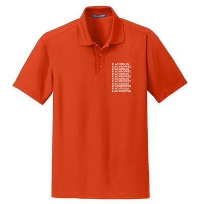 Flag Stolen Flag Dropped Dry Zone Grid Polo