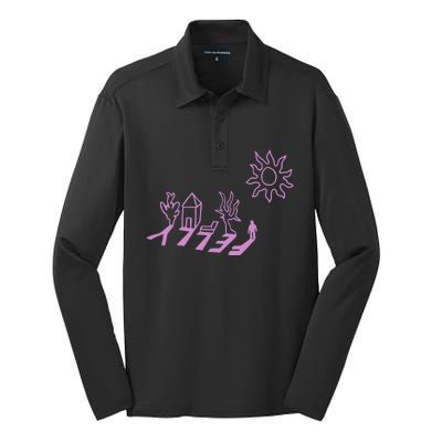 Felly Shadow Silk Touch Performance Long Sleeve Polo