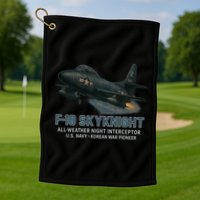 F-10 Skyknight Golf Towel