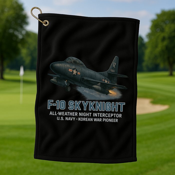 F-10 Skyknight Golf Towel