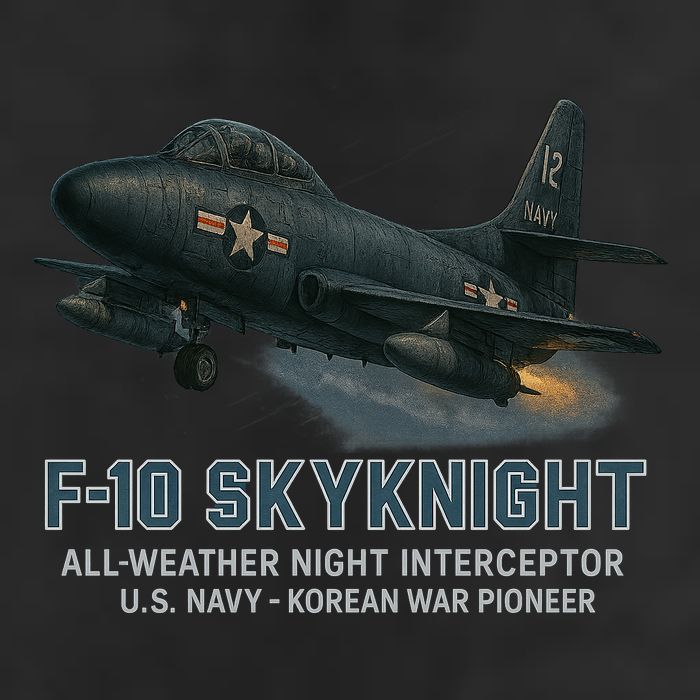 F-10 Skyknight Golf Towel