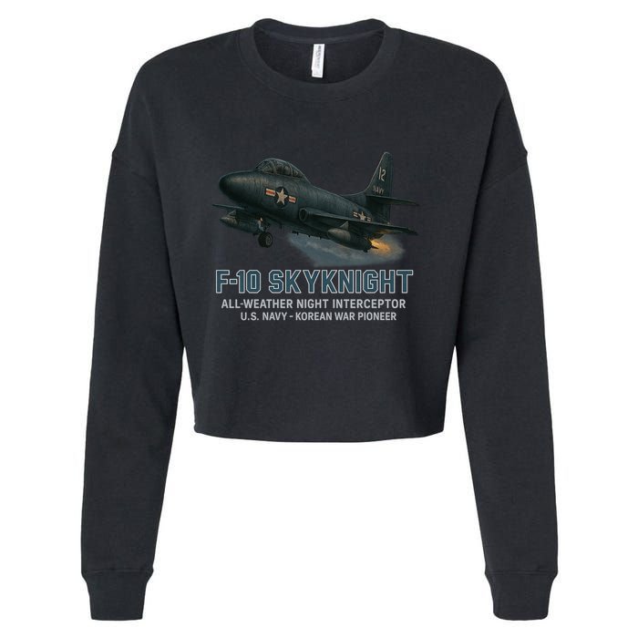 F-10 Skyknight Cropped Pullover Crew