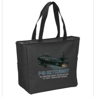 F-10 Skyknight Zip Tote Bag
