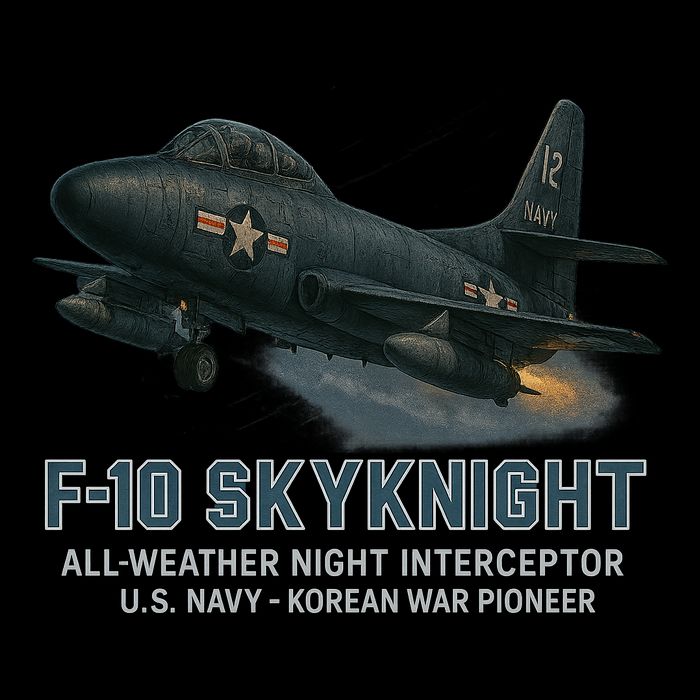F-10 Skyknight Zip Tote Bag