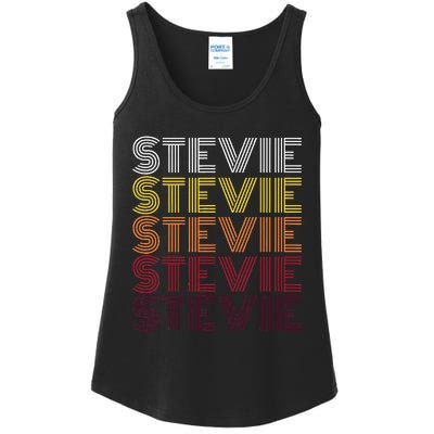 Funny Stevie First Name Vintage Stevie Ladies Essential Tank