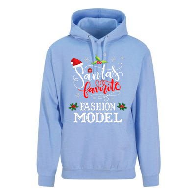 Funny SantaS Favorite Fashion Model Christmas Gift Xmas Hat Unisex Surf Hoodie