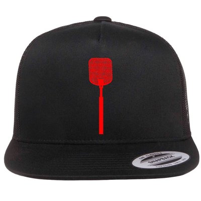 Fly Swatter Funny Lazy Diy Easy Flat Bill Trucker Hat
