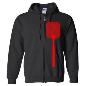 Fly Swatter Funny Lazy Diy Easy Full Zip Hoodie