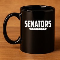 Fletcher Senators Football 11oz C Handle Ceramic Mug