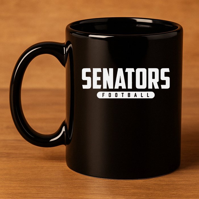 Fletcher Senators Football 11oz C Handle Ceramic Mug