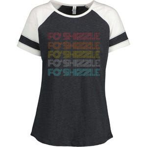 Fo Shizzle Enza Ladies Jersey Colorblock Tee