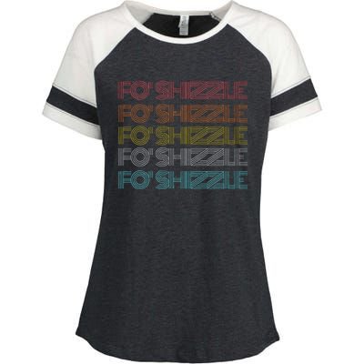 Fo Shizzle Enza Ladies Jersey Colorblock Tee