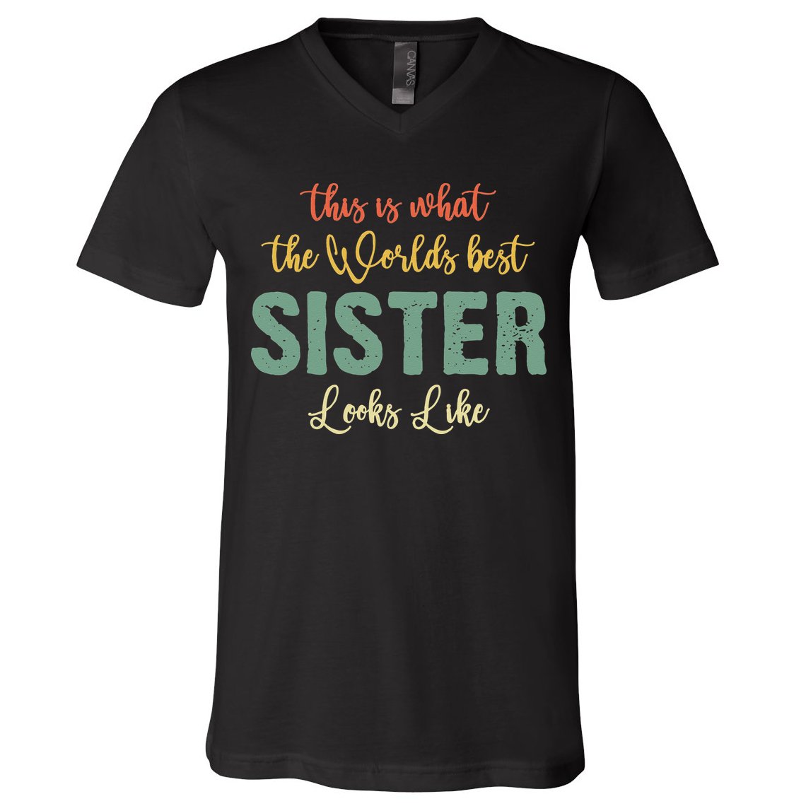 Funny Sister From Sister Sister For Women V-Neck T-Shirt