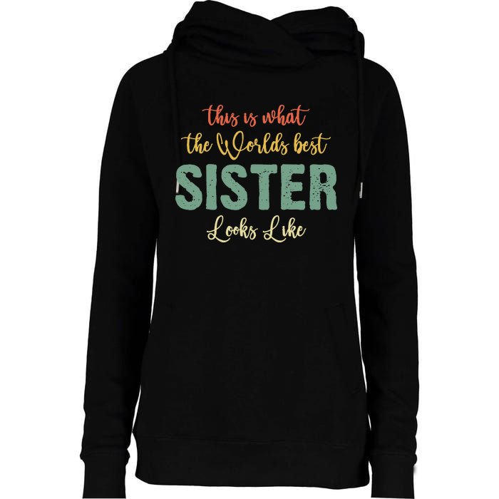 Funny Sister From Sister Sister For Women Womens Funnel Neck Pullover Hood