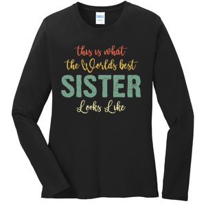 Funny Sister From Sister Sister For Women Ladies Long Sleeve Shirt