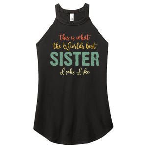 Funny Sister From Sister Sister For Women Women's Perfect Tri Rocker Tank