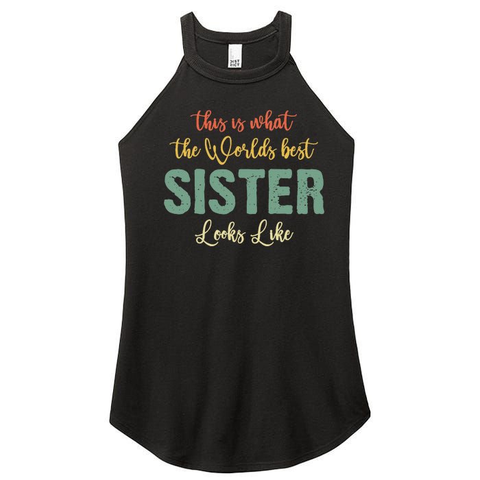 Funny Sister From Sister Sister For Women Women's Perfect Tri Rocker Tank