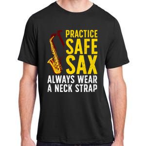 Funny Saxophone For Men Women Saxophone Player Saxophonist Adult ChromaSoft Performance T-Shirt