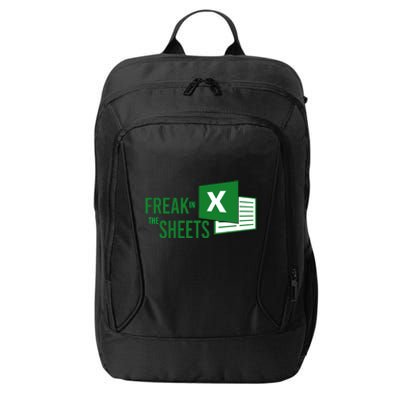 Funny Spreadsheet Freak In The Sheets Accountant City Backpack