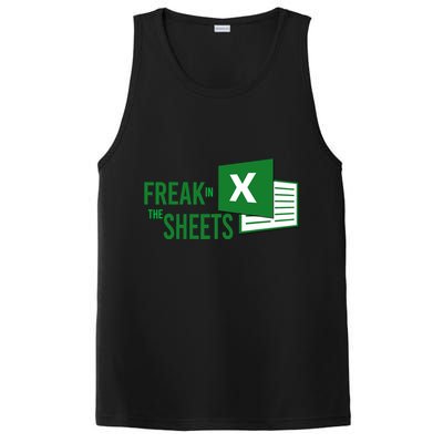 Funny Spreadsheet Freak In The Sheets Accountant PosiCharge Competitor Tank