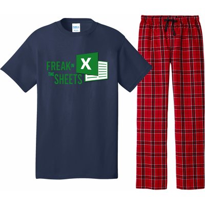 Funny Spreadsheet Freak In The Sheets Accountant Pajama Set