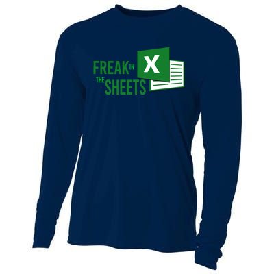 Funny Spreadsheet Freak In The Sheets Accountant Cooling Performance Long Sleeve Crew