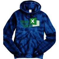 Funny Spreadsheet Freak In The Sheets Accountant Tie Dye Hoodie