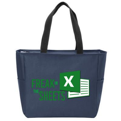 Funny Spreadsheet Freak In The Sheets Accountant Zip Tote Bag