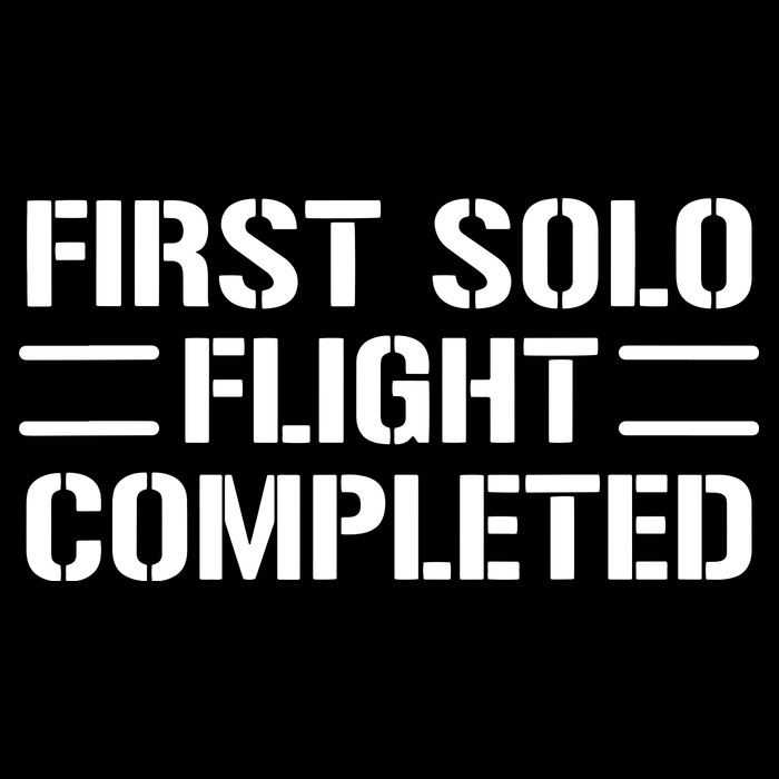 First Solo Flight Completed Pilot Student Tee Gift Cooling Performance Crew T-Shirt