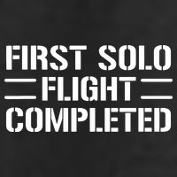 First Solo Flight Completed Pilot Student Tee Gift 11oz C Handle Ceramic Mug
