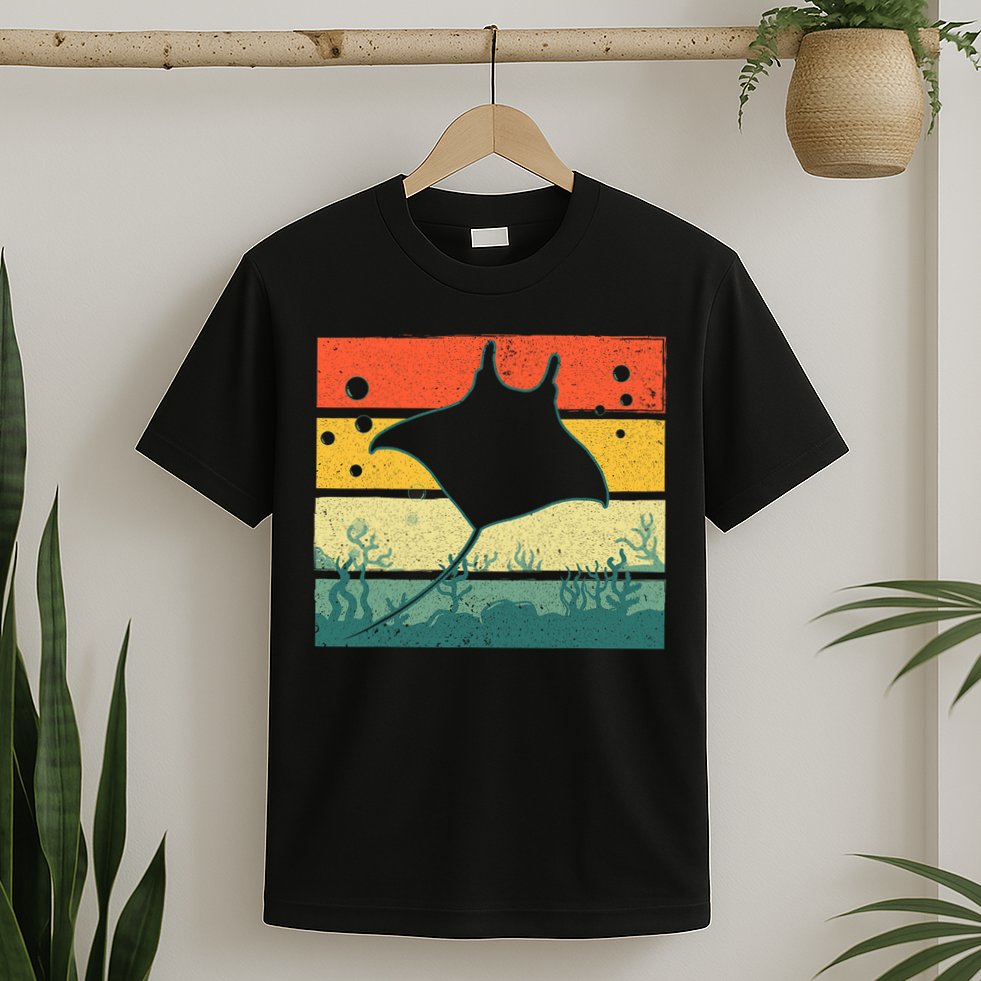 Funny Stingray For Men Women Kids Ocean Animal Lovers T-Shirt