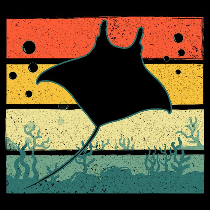Funny Stingray For Men Women Kids Ocean Animal Lovers Backpack