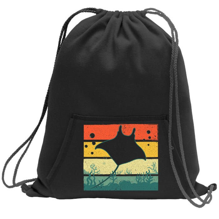 Funny Stingray For Men Women Kids Ocean Animal Lovers Sweatshirt Cinch Pack Bag