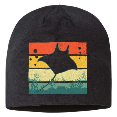 Funny Stingray For Men Women Kids Ocean Animal Lovers Sustainable Beanie