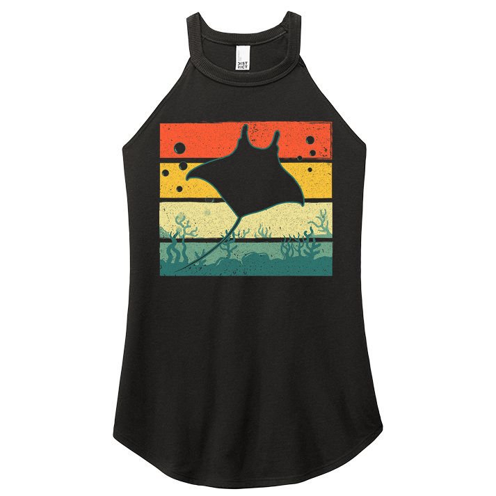 Funny Stingray For Men Women Kids Ocean Animal Lovers Women's Perfect Tri Rocker Tank
